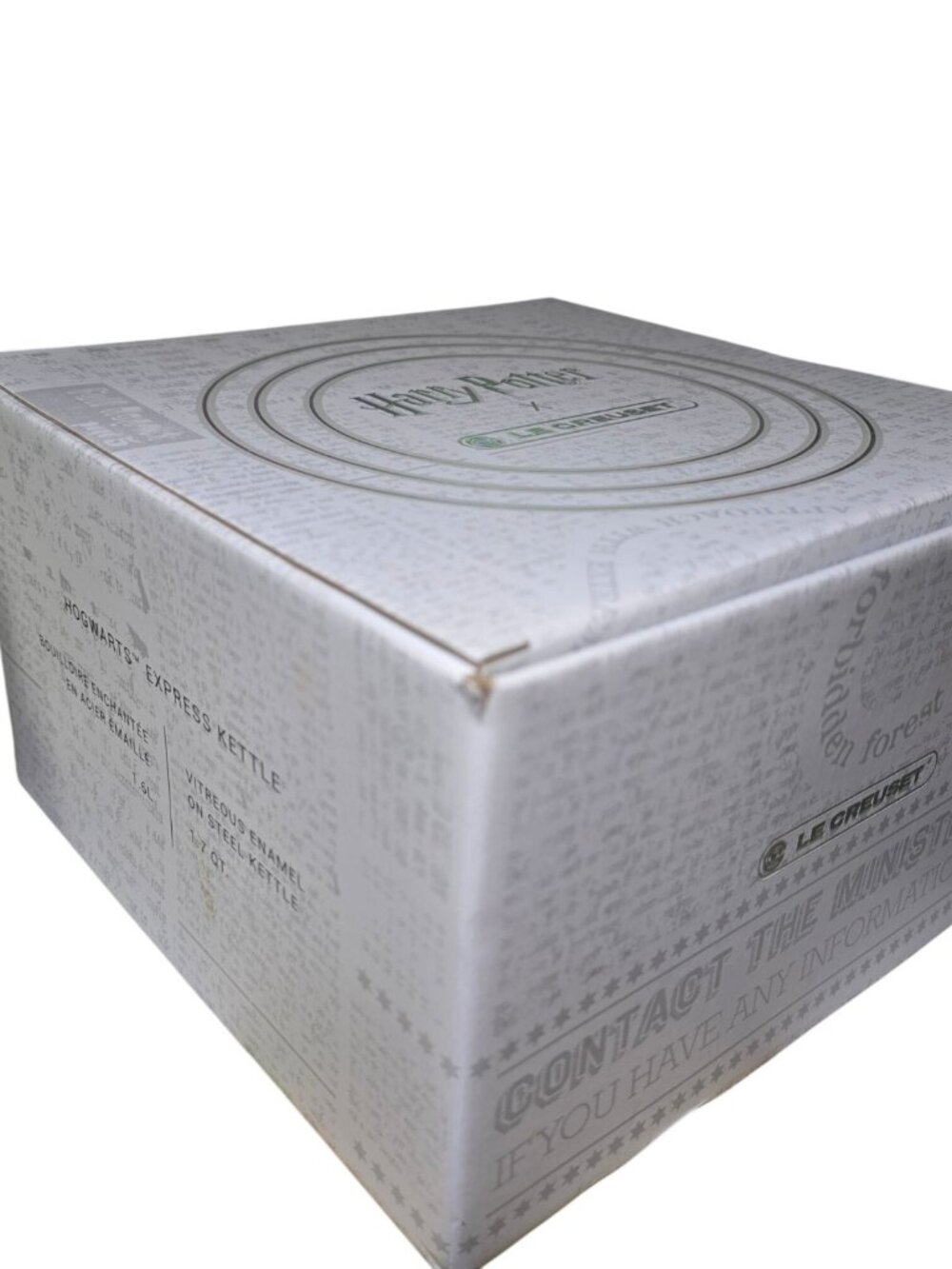 Harry Potter Le Creuset Hogwarts Express Tea Kettle BOX ONLY!!!!